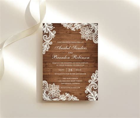 How to Choose Rustic Wedding Invitation Template