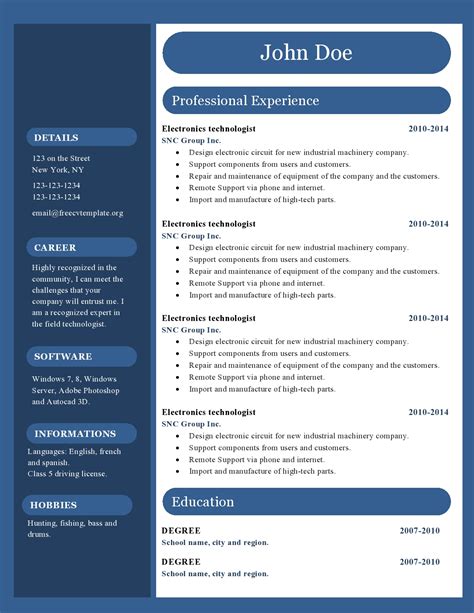 How to choose the right free resume template