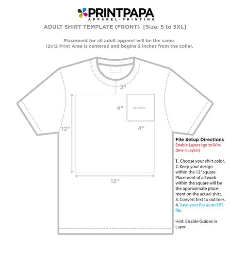 How to choose the right printable shirt template