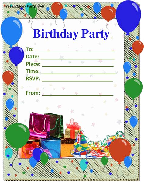 How to Create a Free Word Party Invitation Template