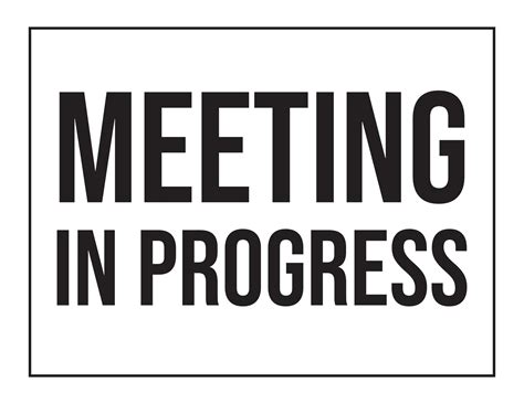 How to Create Meeting Signs