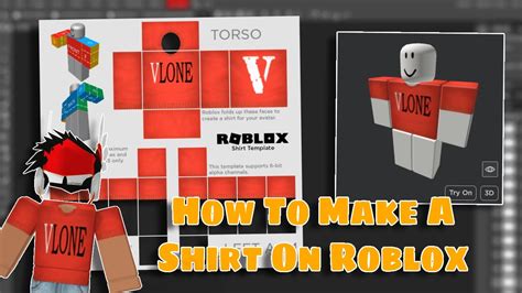 How to create your own Roblox t shirt templates