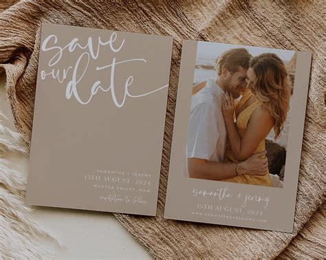 How to Customize Your Free Save The Date Card Template