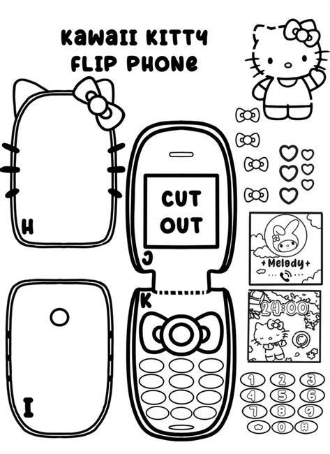 How to customize your Sanrio flip phone template