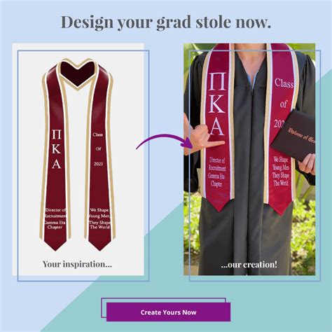 How to Design a Graduation Stole