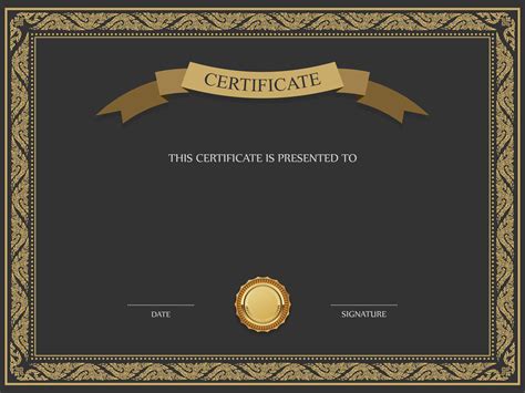 How to Download Black and White Certificate Templates