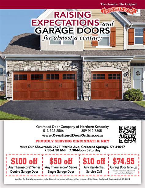 How to find overhead door coupons