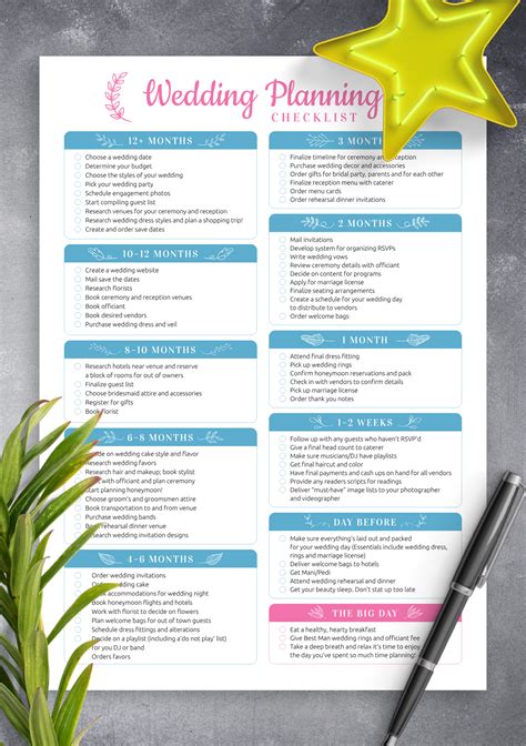 How to Use a Wedding Planner Template