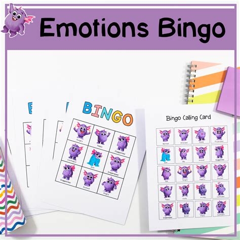 How to Use Emotions Bingo Printables