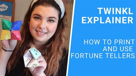 How to Use Fortune Teller Prints