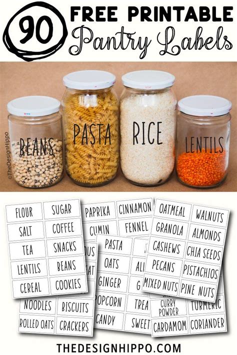 How to Use Kitchen Pantry Labels