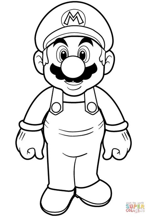 How to use Mario printable coloring pages