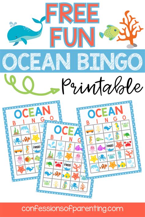 How to Use Ocean Bingo Printables