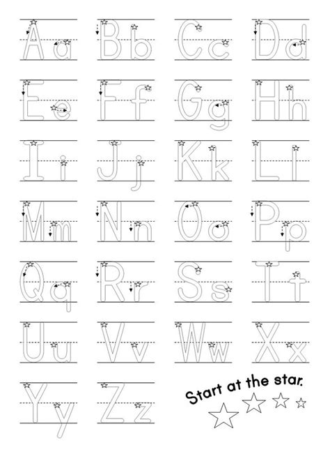 How to use printable letter worksheets