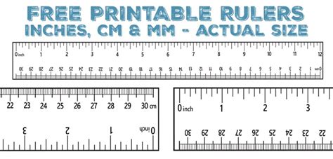 How to Use Printable Rulers