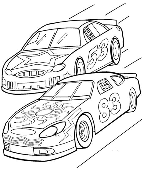 How to Use Race Car Coloring Pages