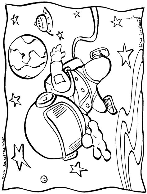 How to Use Space Coloring Pages