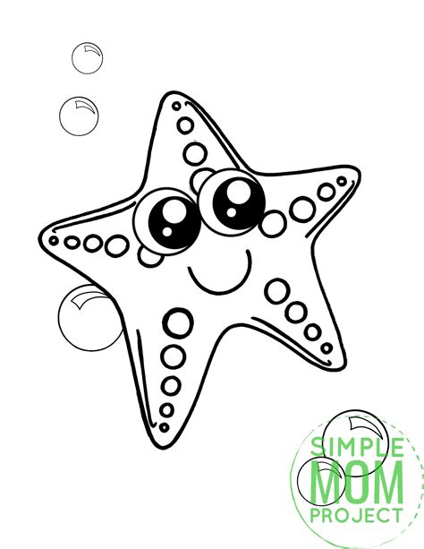 how to use starfish coloring pages