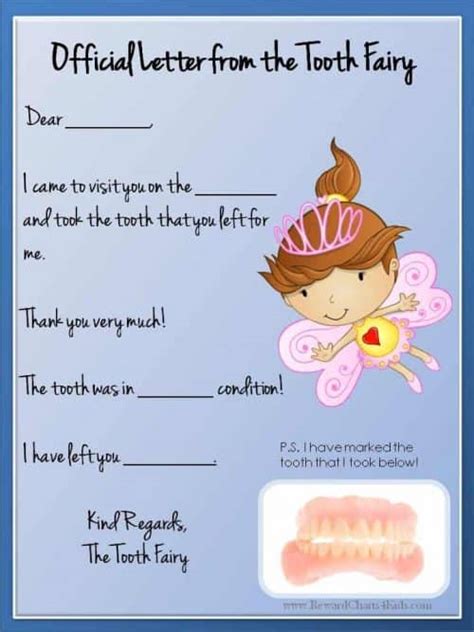 How to Write a Tooth Fairy Letter