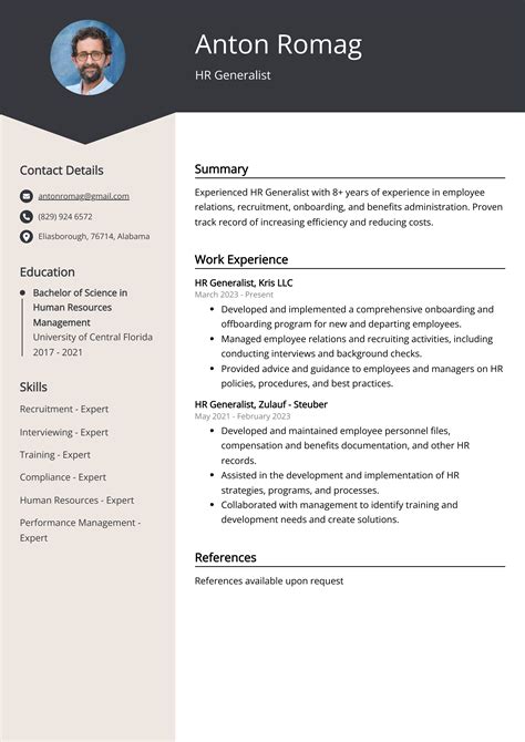 HR Resume Builder