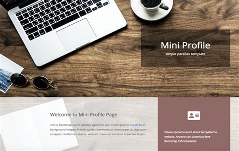 HTML Template Responsive