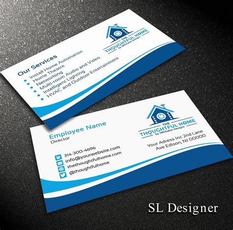 HVAC business card template examples