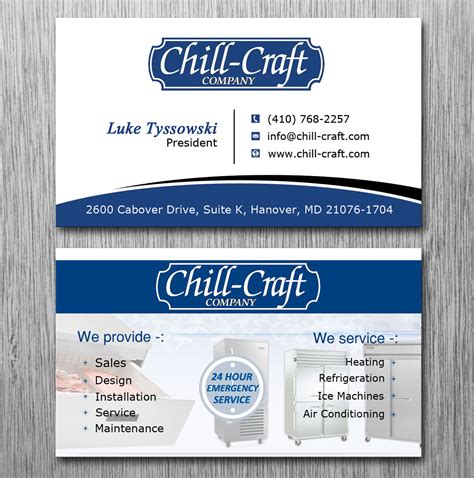 HVAC business card templates benefits