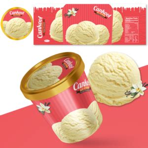 Ice Cream Label Design 8