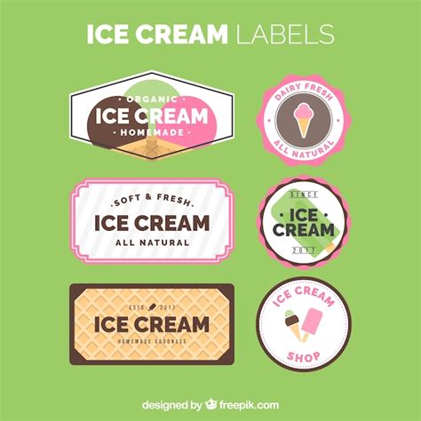 Ice Cream Label Trends