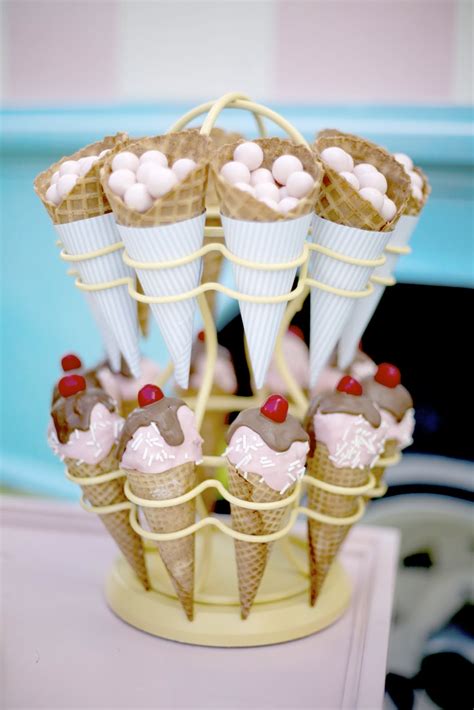 Ice cream party decorations