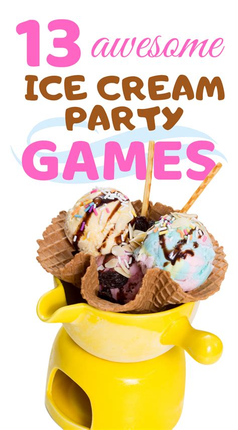 Fun Games at an Ice Cream Party