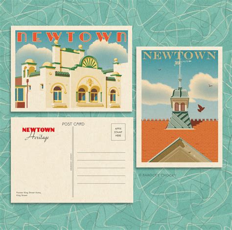 Illustrated Postcard Examples