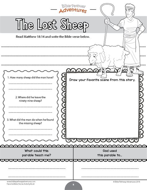 Implementing Lost Sheep Activity Sheets