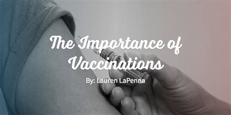 Importance of Vaccinations