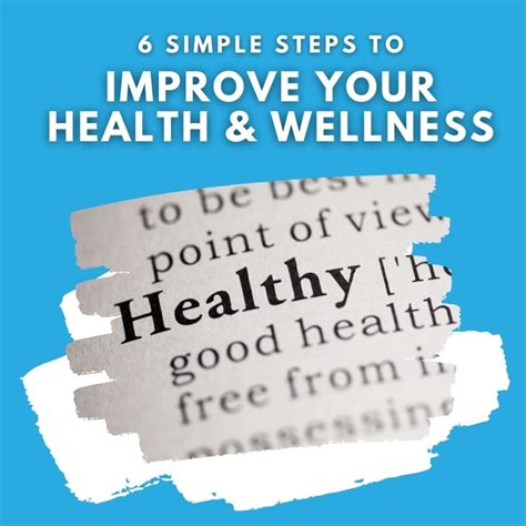 Improve Your Health and Wellness