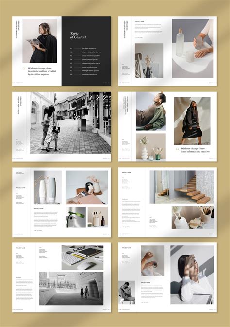 InDesign Portfolio Templates