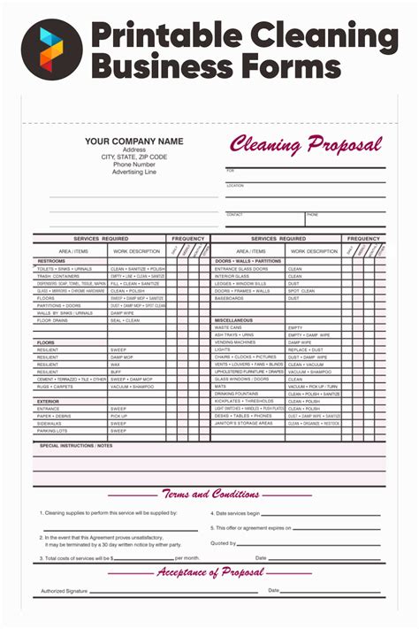 Industrial Cleaning Estimate Template