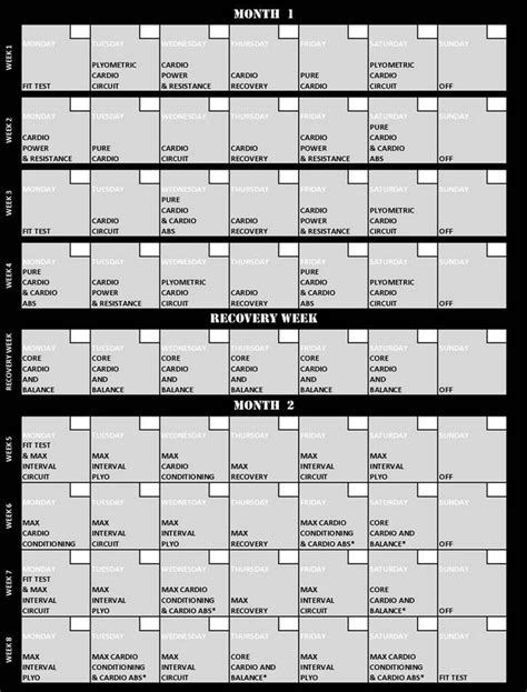 Insanity Calendar Printable 3