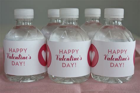 Inspirational mini water bottle labels