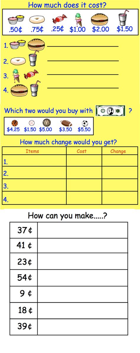 Description of Interactive Money Lessons