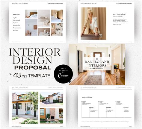 Interior Design Fee Proposal Template 1