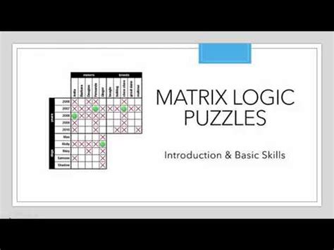 Introduction to Logic Puzzles