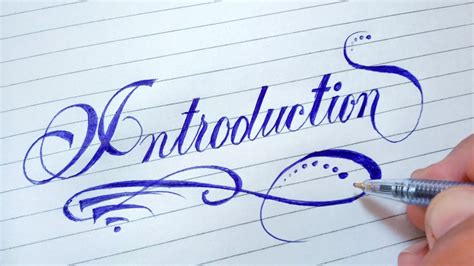 Introduction to Lettering