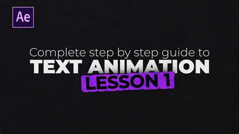 Introduction to text animation example