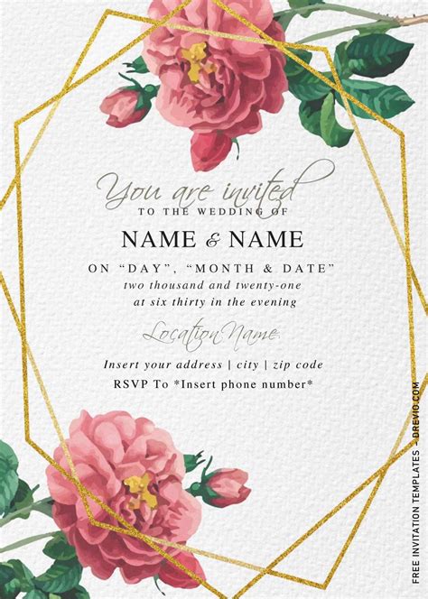 Invitation Templates for Events and Parties