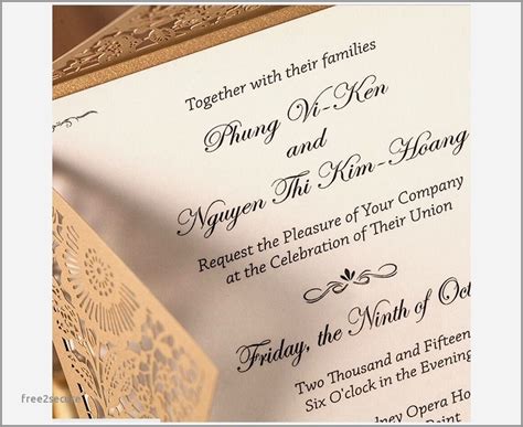 Invitation Wording