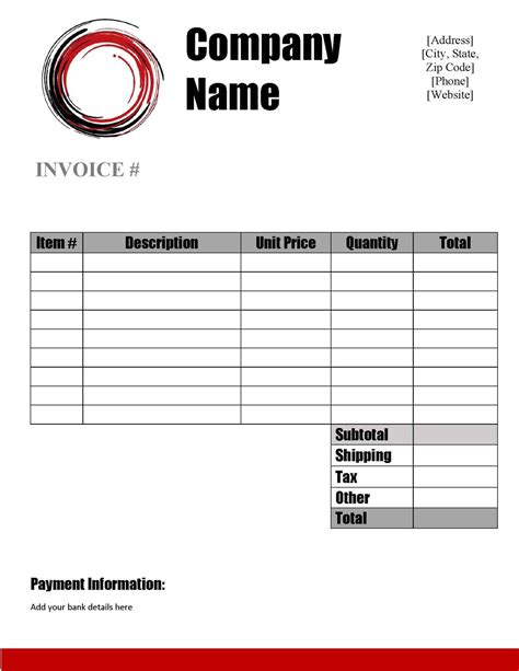 Invoice Template Generator