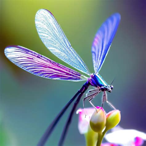 Description of Iridescent Dragonfly Wings