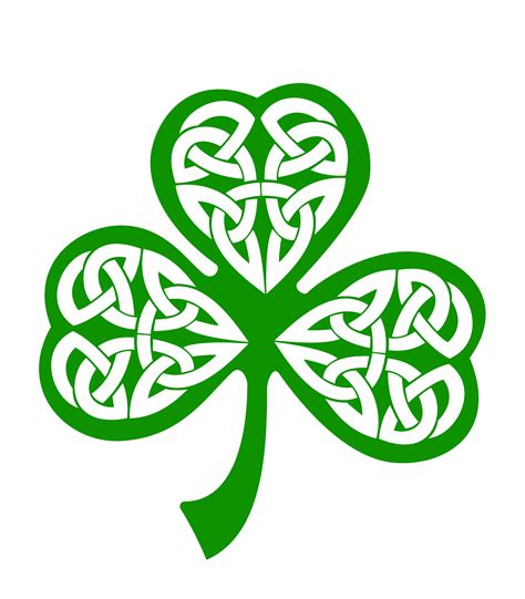 Shamrock templates for Irish heritage projects