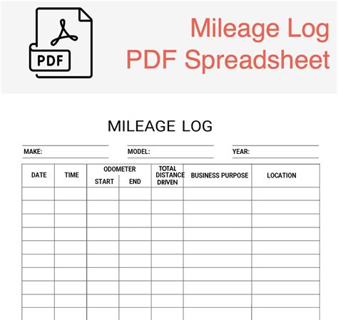 IRS Mileage Log Image 9